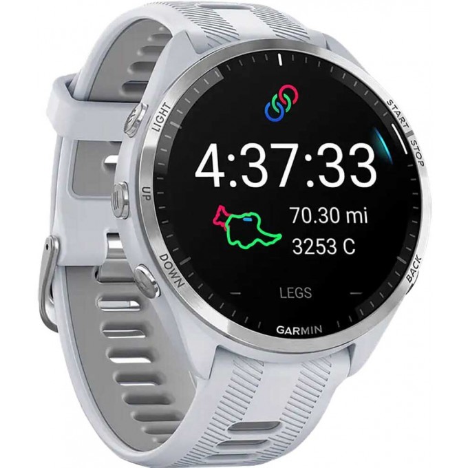 Часы GARMIN FORERUNNER 965 Smartwatch Titanium Digital Dial Whitestone Silicone Strap 010-02809-81 Часы GARMIN FORERUNNER 965 Smartwatch Titanium Digital Dial Whitestone Silicone Strap 010-02809-81