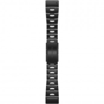 Ремешок для смарт часов GARMIN QUICKFIT BAND 26MM VENTED TITANIUM BRACELET WITH CARBON GRAY DLC