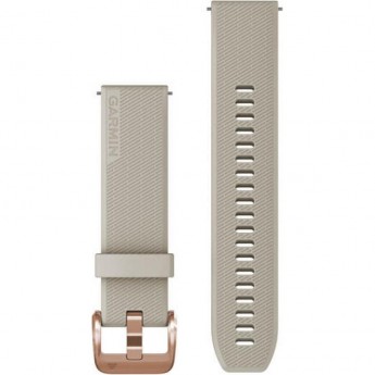 Ремешок GARMIN QUICK RELEASE BANDS (20 MM) LIGHT SAND WITH ROSE GOLD HARDWARE