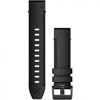 Ремешок сменный для GARMIN QUICKFIT BLACK LEATHER STRAP