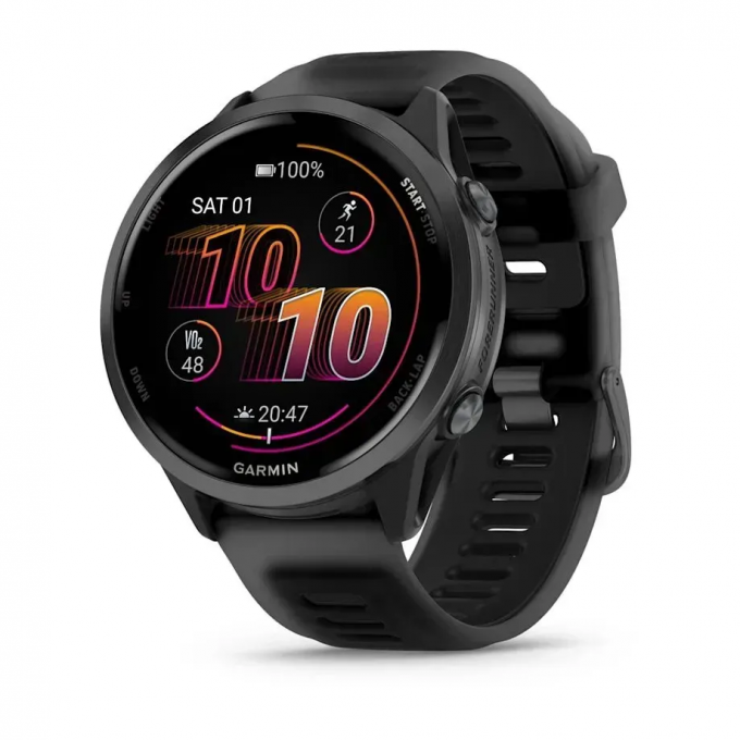 Смарт-часы GARMIN FORERUNNER 570 (47 мм) грифельно-серый алюминий/черный 010-02971-00 Смарт-часы GARMIN FORERUNNER 570 (47 мм) грифельно-серый алюминий/черный 010-02971-00