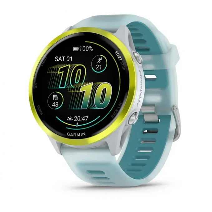 Смарт-часы GARMIN FORERUNNER 570 (47 мм) ярко-желтый алюминий белый/бирюза 010-02971-01 Смарт-часы GARMIN FORERUNNER 570 (47 мм) ярко-желтый алюминий белый/бирюза 010-02971-01