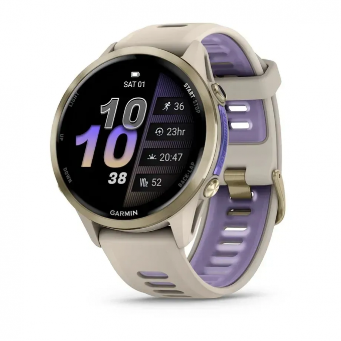 Смарт-часы GARMIN FORERUNNER 970 золотистый титан французский серый/индиго 010-02969-12 Смарт-часы GARMIN FORERUNNER 970 золотистый титан французский серый/индиго 010-02969-12