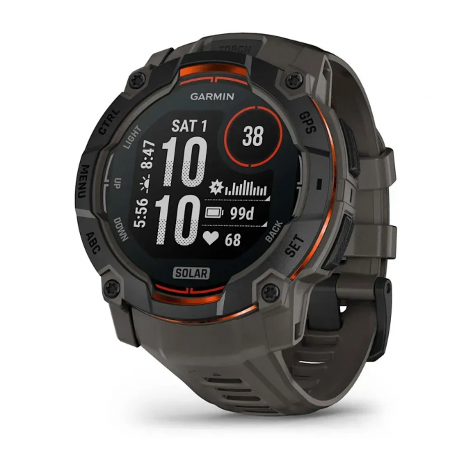 Смарт-часы GARMIN INSTINCT 3 (50 мм) Solar черный/угольный 010-02935-00 Смарт-часы GARMIN INSTINCT 3 (50 мм) Solar черный/угольный 010-02935-00