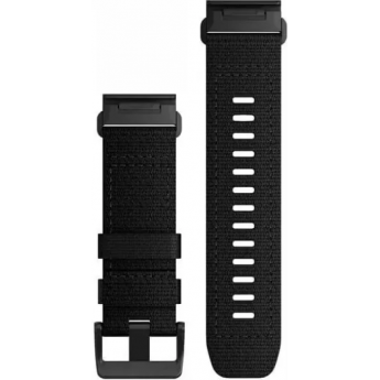 Тканевый ремешок GARMIN QUICKFIT 26 для tactix, fenix 5X/6X/7X, quatix, D2, Foretrex, Descent, тактический черный